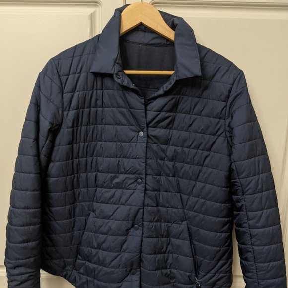 Lululemon Switch Please Shacket New with Tags - Navy Size 6 - Picture 1 of 6